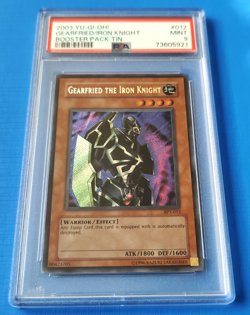 Yugioh 2003 Gearfried the Iron Knight BPT-012 PSA 9 - Image 1