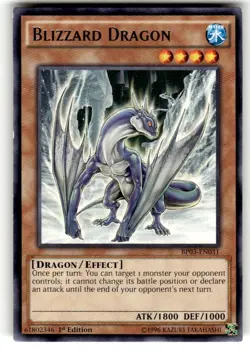 Yugioh Blizzard Dragon BP03-EN031 Rare 1st Edition NM - Image 1