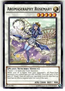 Yugioh Aromaseraphy Rosemary INOV-EN047 Rare 1st Ed NM - Image 1