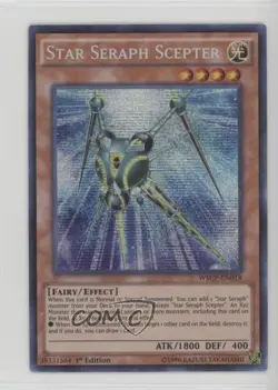 Star Seraph Scepter 1st Ed. YuGiOh World Superstars #WSUP-EN018 0su9 - Image 1