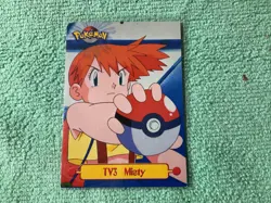 1999 TOPPS POKEMON TV Animation Edition TV3 Misty Trading Card Nintendo - Image 2