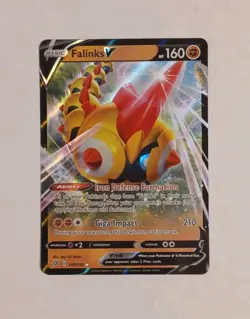 Falinks V - 110/192 - Pokemon Rebel Clash Sword & Shield Ultra Rare Card NM - Image 1