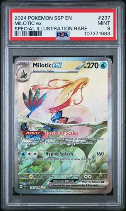Milotic Ex 237/191 Pokemon Surging Sparks PSA 9 MINT #237 2024 Card SIR - Image 1