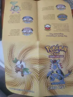 Pokemon Rulebook & Card List Manual EX Sandstorm Armaldo Shiftry 2003 - Image 4
