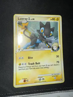 Pokemon TCG Luxray GL Rising Rivals Card 9/111 Reverse Holo Rare, LP Condition - Image 1