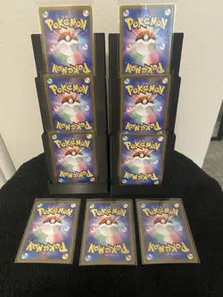 Eevee Evolution Set of 9 RR sv8a Terastal Festival ex Pokemon Card Japanese NM - Image 2