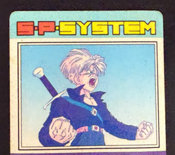 Dragon Ball Z Card No.675 Trunks TCG Holo Rare Amada Made in Japan - Image 5