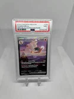 Pokemon TCG Charizard EX 151 Holo Card Special Illustration Rare 199 PSA 9 - Image 1