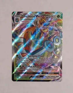 Dhelmise VMAX - 010/072 - Pokemon Shining Fates Sword Shield Ultra Rare Card NM - Image 1