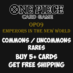 One Piece CCG OP09 Emperors In The New World Near Mint Singles Choose Your Card - Image 1
