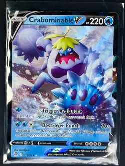 Crabominable V 076/264 - Ultra Rare Holo - Fusion Strike Pokemon Card - Image 3