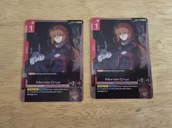 Gundam Card Game GD01-093 R Marida Cruz New Type Rising x2 - Image 1