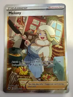 Pokemon Card Melony GG64/GG70 Ultra Rare Galarian Gallery Crown Zenith Near Mint - Image 1
