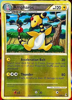 Ampharos - 23/95 - Pokemon Call of Legends Reverse Holo Card LP - Image 1