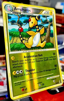 Ampharos - 23/95 - Pokemon Call of Legends Reverse Holo Card LP - Image 2