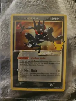Pokemon TCG Greninja Celebrations ETB Promo Card SWSH144 - Image 1