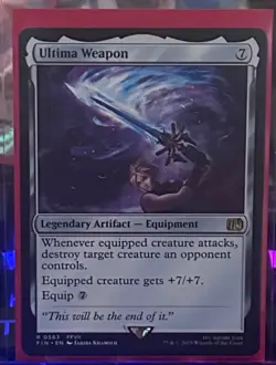 Ultima Weapon Final Fantasy Regular NM R 0563 MTG - Image 1