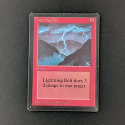 MTG \>> Lightning Bolt (GD) <<// Beta - 341 Trading - Magic - Image 1
