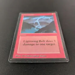 MTG \>> Lightning Bolt (GD) <<// Beta - 341 Trading - Magic - Image 3