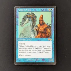MTG \>> Gilded Drake (PL) <<// Urza's Saga - 341 Trading - Magic - Image 1