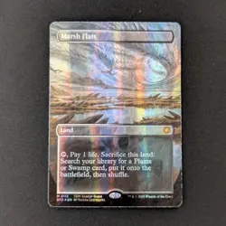 MTG \>> Marsh Flats (Dragonscale Foil) (EX) <<// Special Guests - 341 Trading - Image 1