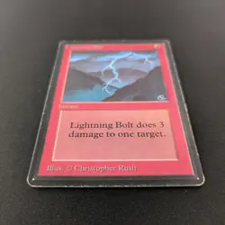 MTG \>> Lightning Bolt (LP) <<// Beta - 341 Trading - Magic - Image 3