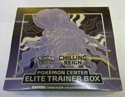 Pokemon TCG Chilling Reign ETB Pokemon Center Exclusive *ERROR PRINT* - SEALED - Image 1