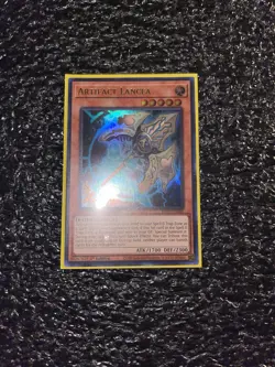 Yugioh Artifact Lancea RA01-EN006 Super Rare 1st Edition Near Mint - Image 1