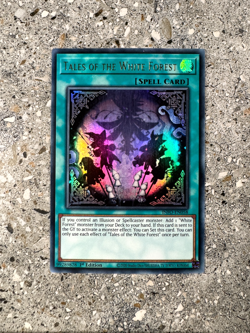 Yugioh TCG Tales of the White Forest INFO-EN058 Ultra Rare 1st Edition NM-M - Image 1