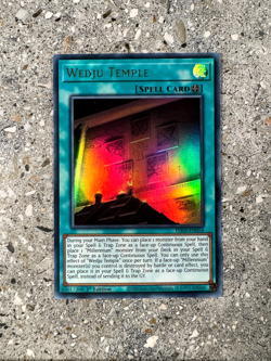 Yugioh TCG Wedju Temple INFO-EN054 Ultra Rare 1st Edition NM-M - Image 1