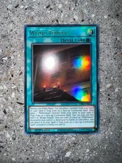 Yugioh TCG Wedju Temple INFO-EN054 Ultra Rare 1st Edition NM-M - Image 3