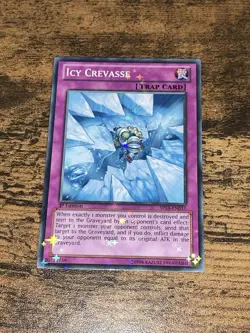 Icy Crevasse - SP13-EN037 - Starfoil Rare (NM) - Yugioh 1st ED - Image 1