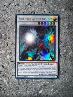 Yugioh Rciela, Sinister Soul of the White Forest INFO-EN039 Ultra Rare 1st Ed NM - Image 3