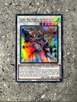 Yugioh Silvera, Wolf Tamer of the White Forest INFO-EN038 Ultra Rare 1st Ed NM-M - Image 1