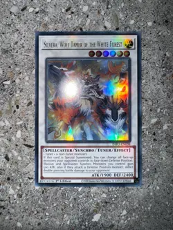 Yugioh Silvera, Wolf Tamer of the White Forest INFO-EN038 Ultra Rare 1st Ed NM-M - Image 3