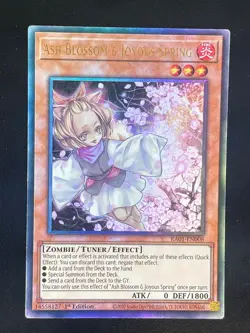 Aschenblute & Freudiger Fruhling RA01-EN008 Ultimate Rare Englisch NM YUGIOH - Image 1