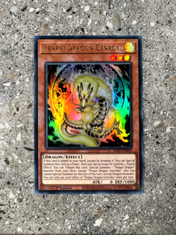 Yugioh TCG Tenpai Dragon Genroku INFO-EN019 Ultra Rare 1st Edition NM-M - Image 1