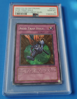 Yugioh 2002 Acid Trap Hole SDD-E002 PSA 10 - Image 1