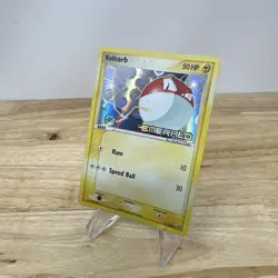 Pokemon Voltorb 71/106 EX Emerald Reverse Holo 2005 Stamped Pokemon Card - Image 2