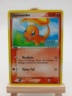 Charmander 48/100 - Ex Crystal Guardians - Common Holo Stamped LP Pokemon Card - Image 1