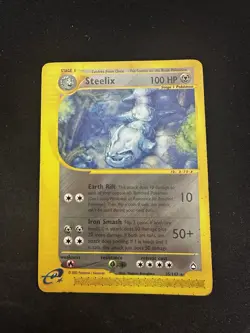 Steelix Aquapolis Regular Rare Pokemon TCG Card 35/147 - Image 1