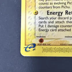 Pokemon TCG - Pichu 20/100 - EX Sandstorm - Regular Rare Card - Image 3