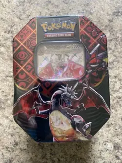 Sealed Paldean Fates Charizard ex Pokemon Card Tin - Image 1