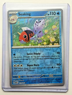Seaking Reverse Holo NM 119/165 Scarlet & Violet 151 Pokemon Card - Image 1
