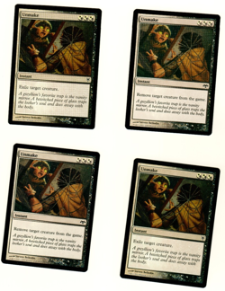 Set Of 4 Unmake Eventide Magic The Gathering Playset Trading Card - Image 1