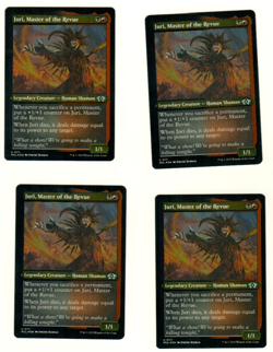 Set Of 4 Juri Master Of The Revue Foil Etched Multiverse Legends MTG Card - Image 4