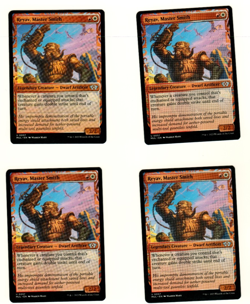 Set Of 4 Reyav, Master Smith Showcase Multiverse Legends MTG Trading Card - Image 1