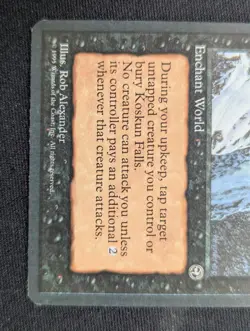 Koskun Falls - Homelands - NM - MTG - Magic the Gathering - Black - Enchant - Image 2