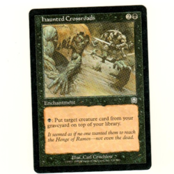 Haunted Crossroads #138/350 Mercadian Masques MTG Trading Card - Image 1