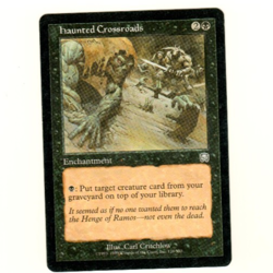 Haunted Crossroads #138/350 Mercadian Masques MTG Trading Card - Image 3